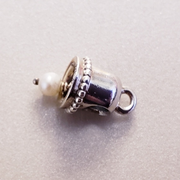 Authentic Pandora Retired Wedding Bell Charm - Picture 2 of 7